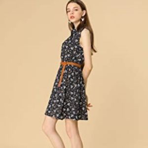 Allegra K Floral Shirtdress XL